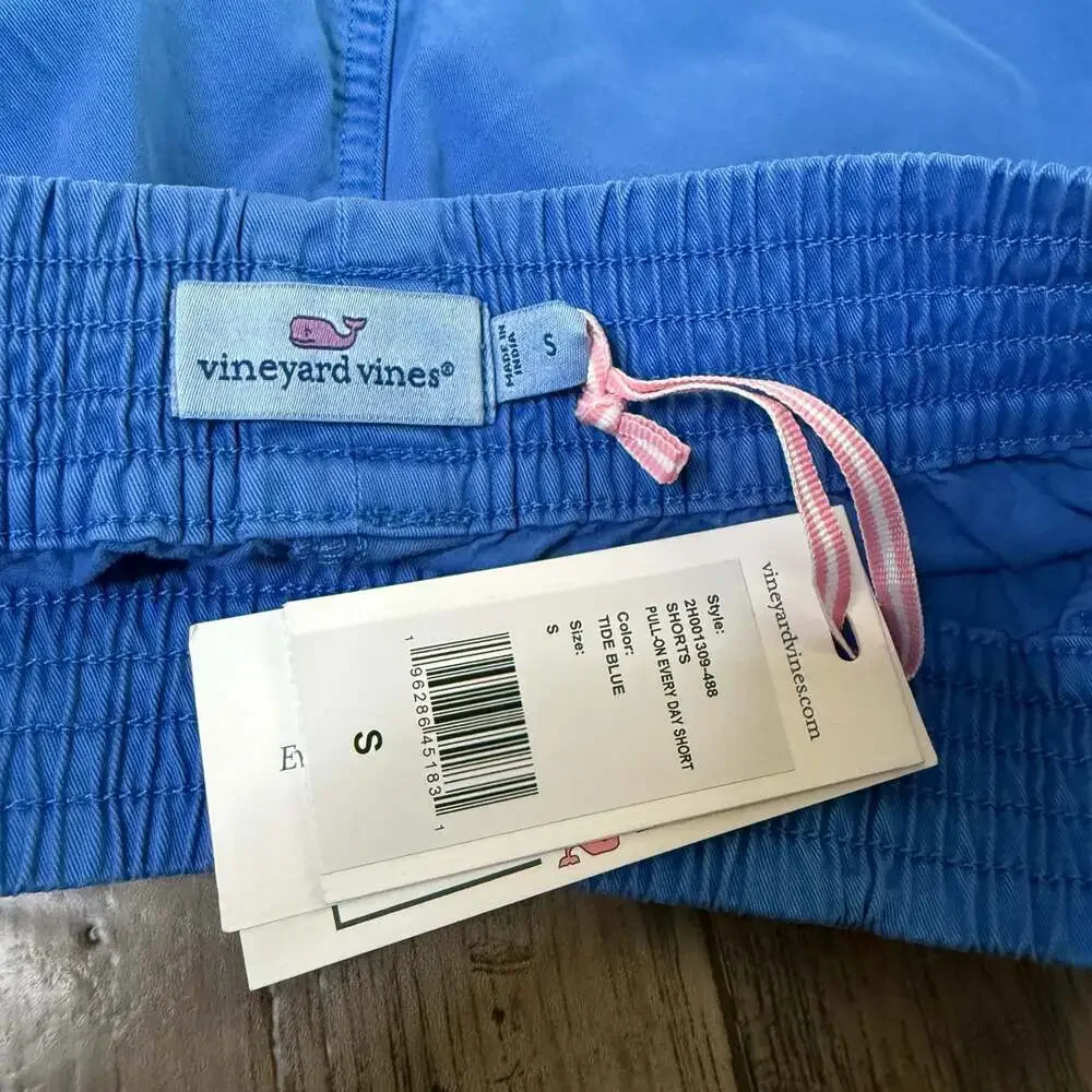 NEW Vineyard Vines Pull-On Every Day Short Tide Blue Size Small